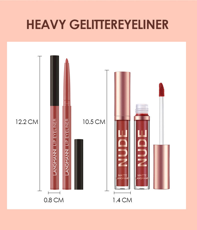 Lipstick Cosmetics Makeup Gift For Girls Lipstick Set