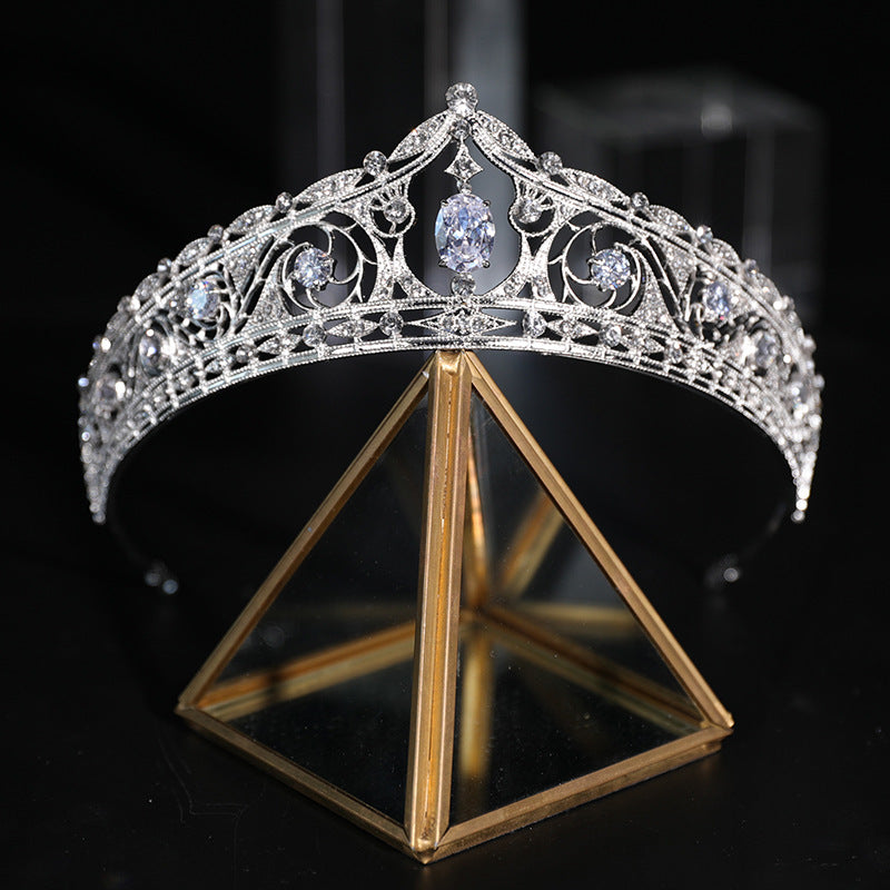 Zircon Crown Flower Hair Accessories