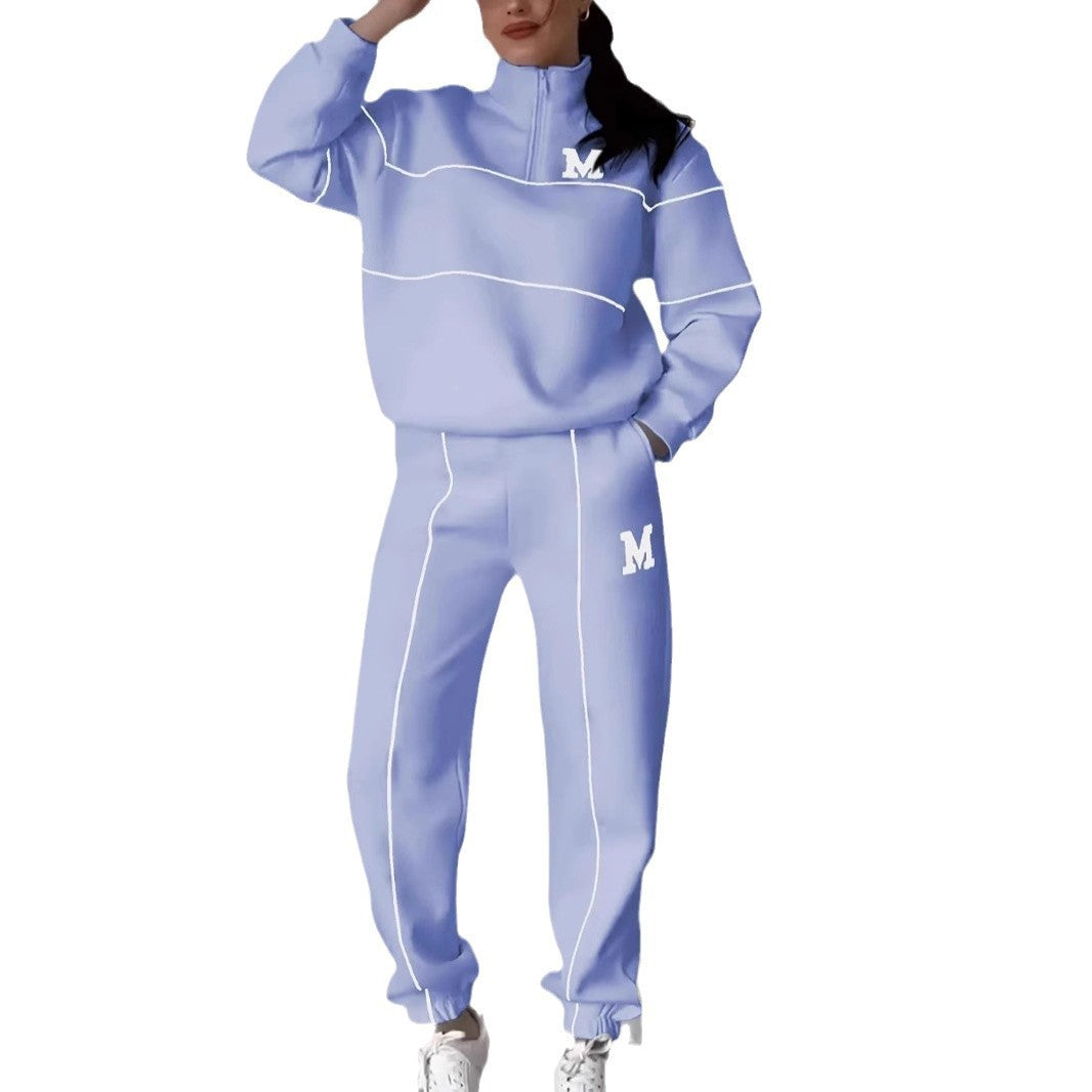 Womens 2 Piece Outfits Lounge Hoodless Pullover Sweatshirt set