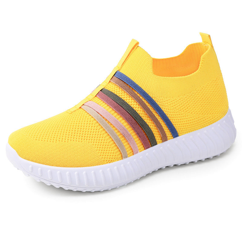 Women's Casual Shoes Breathable Mesh Surface Plus Size with Soft Bottom Pumps