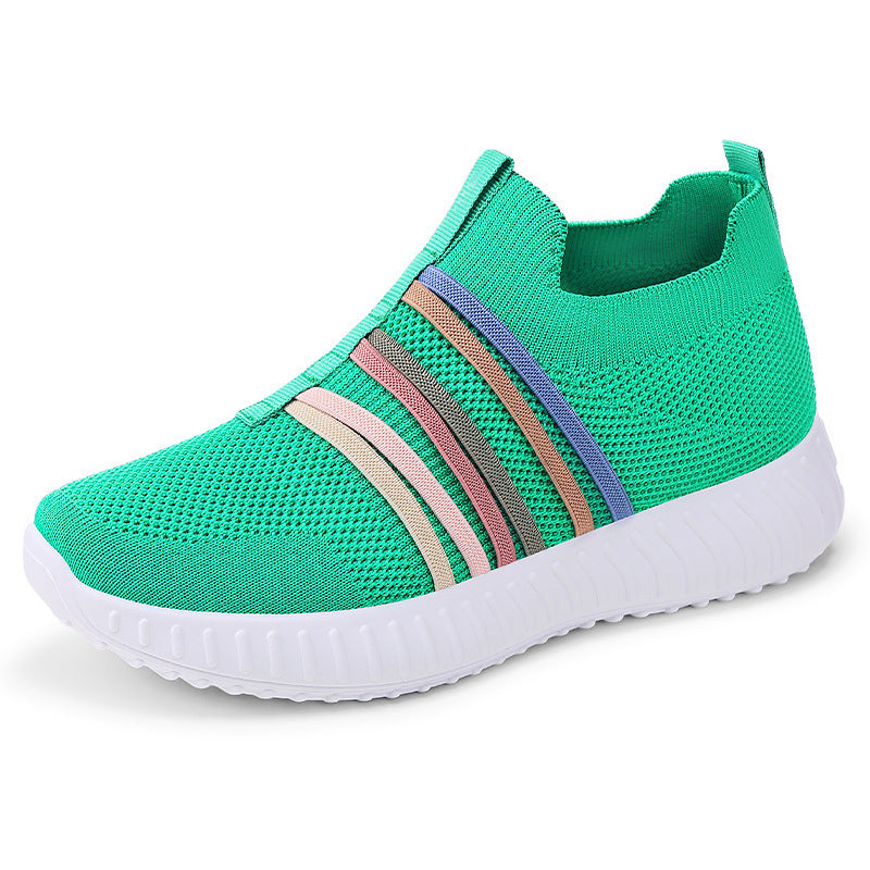 Women's Casual Shoes Breathable Mesh Surface Plus Size with Soft Bottom Pumps