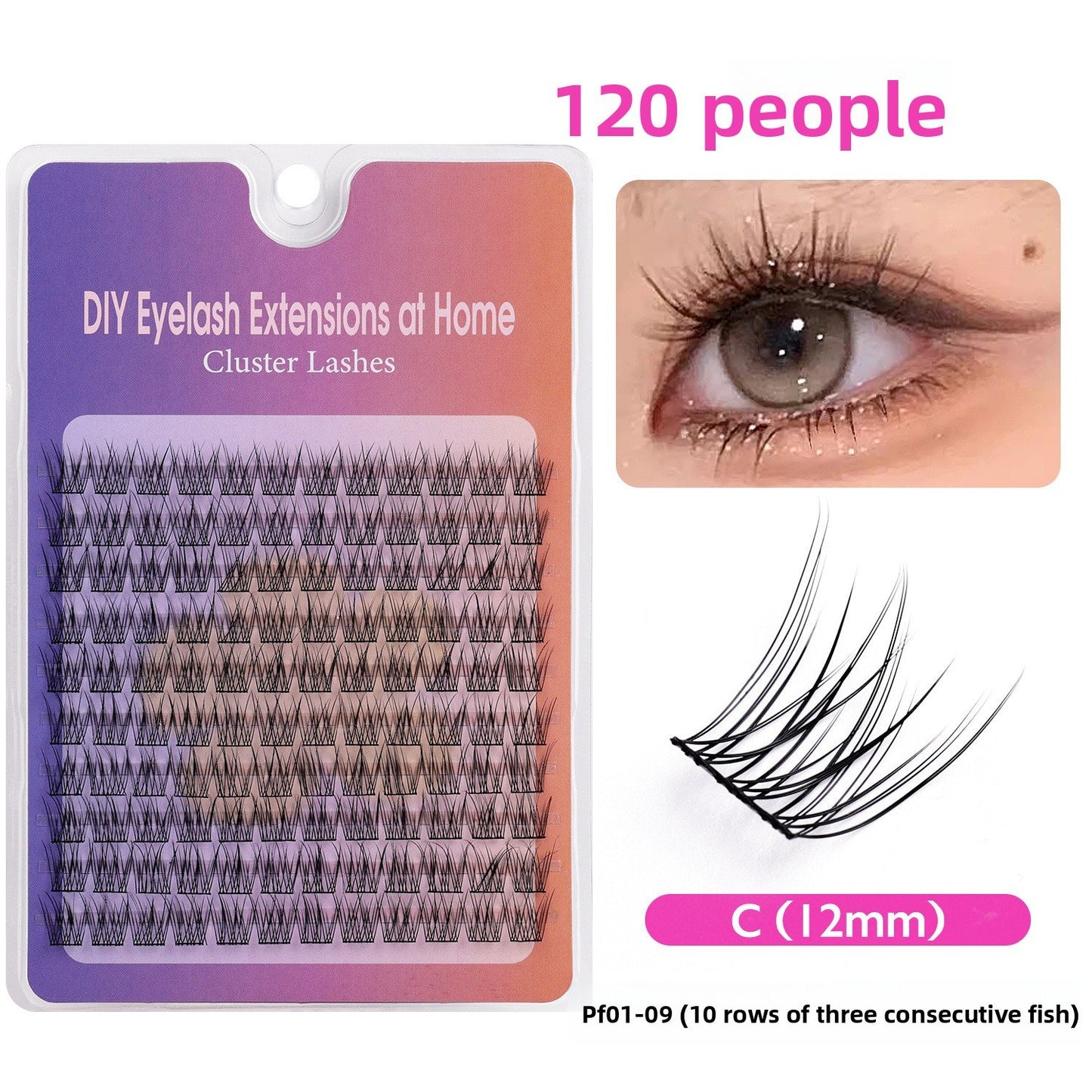 Natural Black Stem Eyelashes