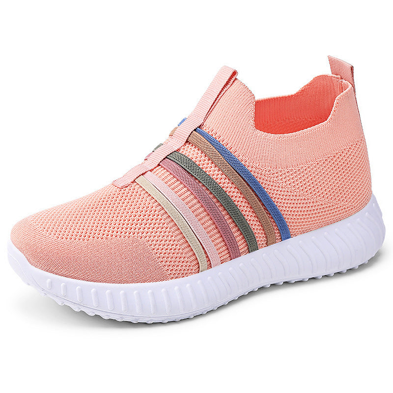 Women's Casual Shoes Breathable Mesh Surface Plus Size with Soft Bottom Pumps