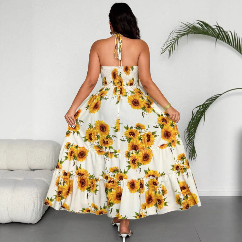 Women's Fashion Long Strap Dress