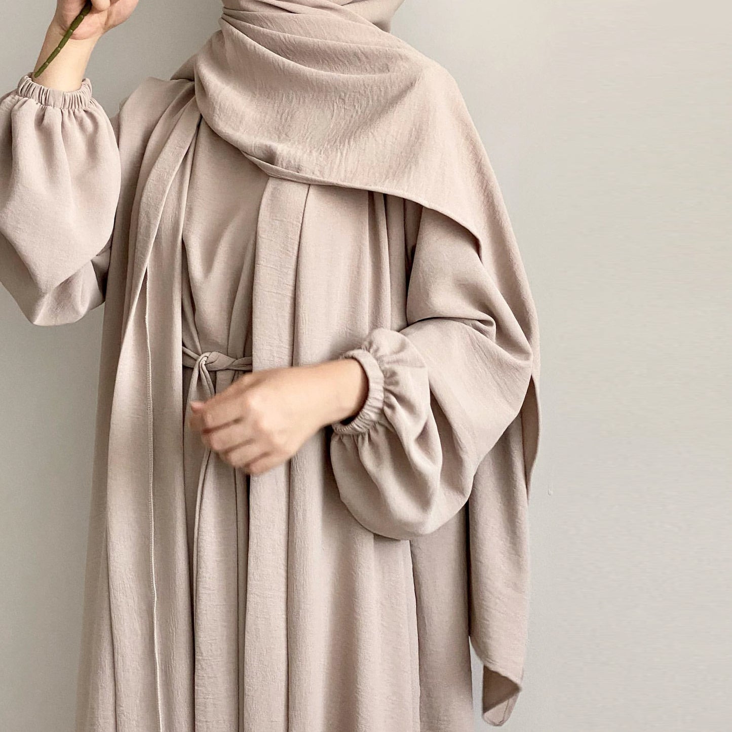 Loose Solid Color Long Two-Piece Dress