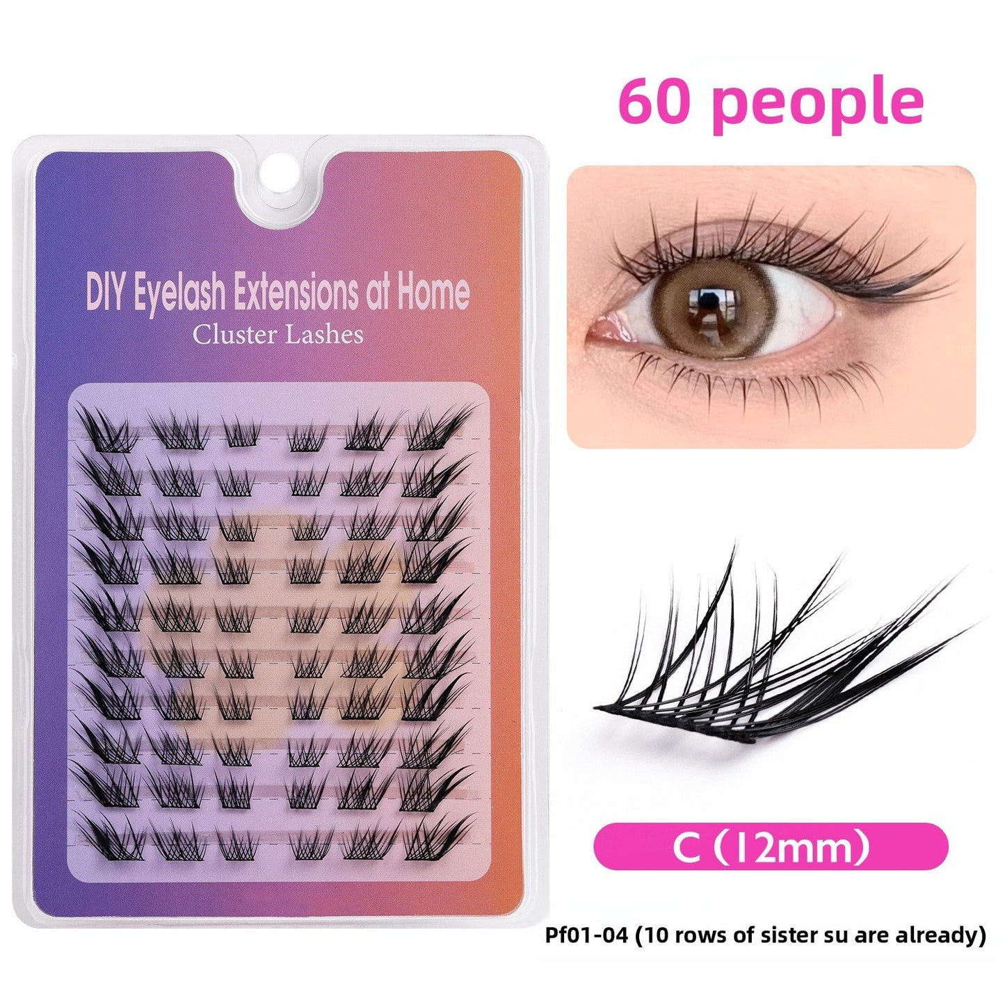 Natural Black Stem Eyelashes