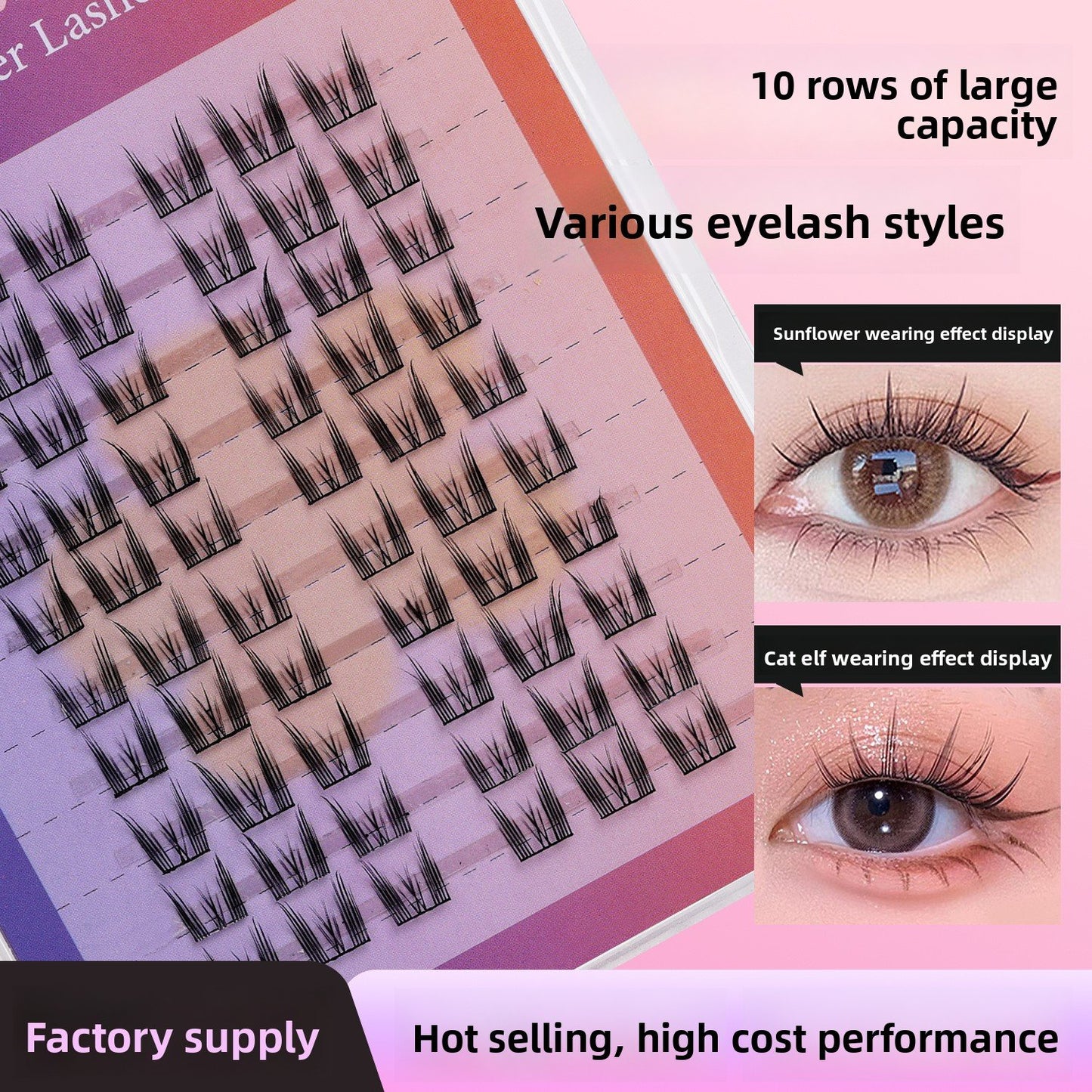 Natural Black Stem Eyelashes