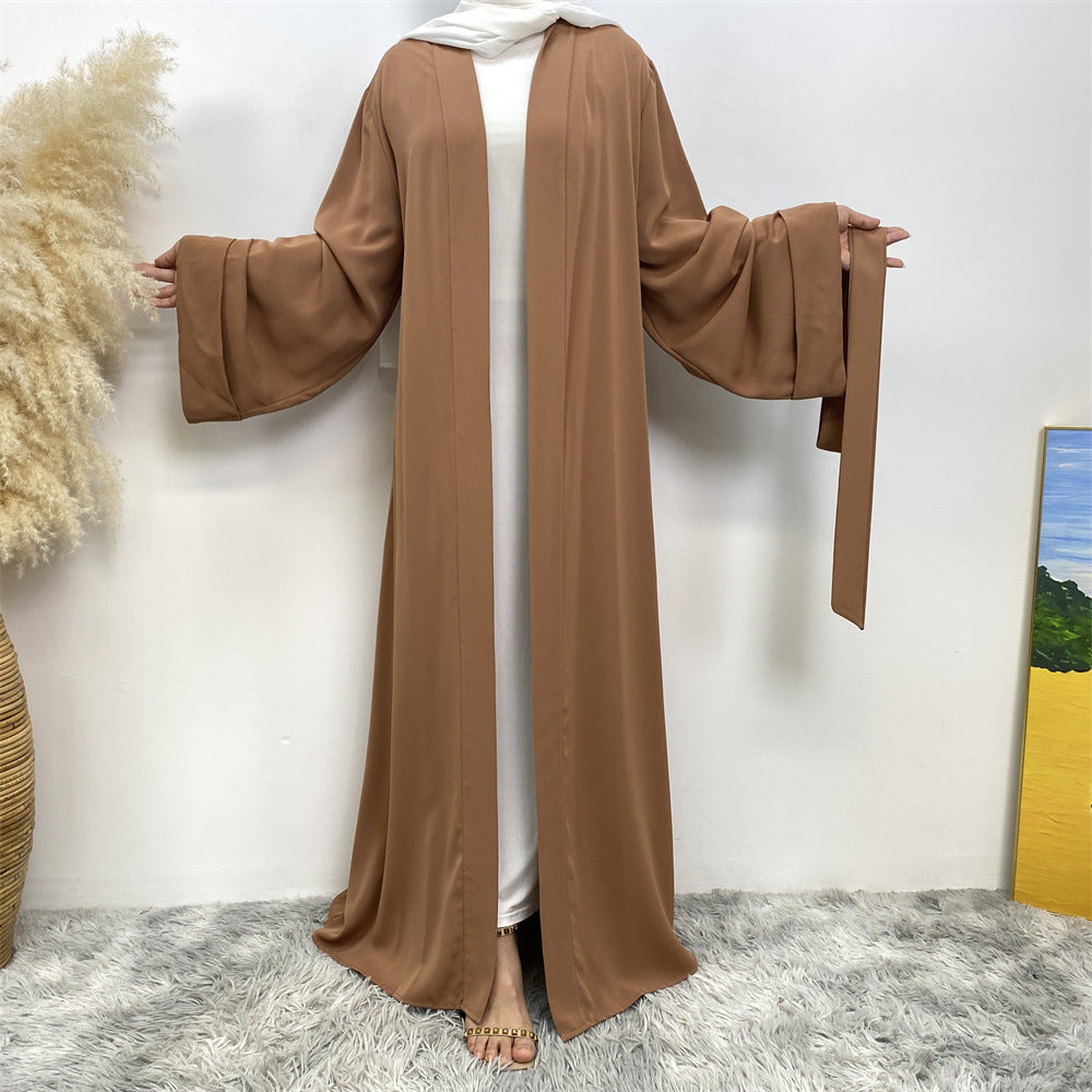 Cardigan dress with pockets