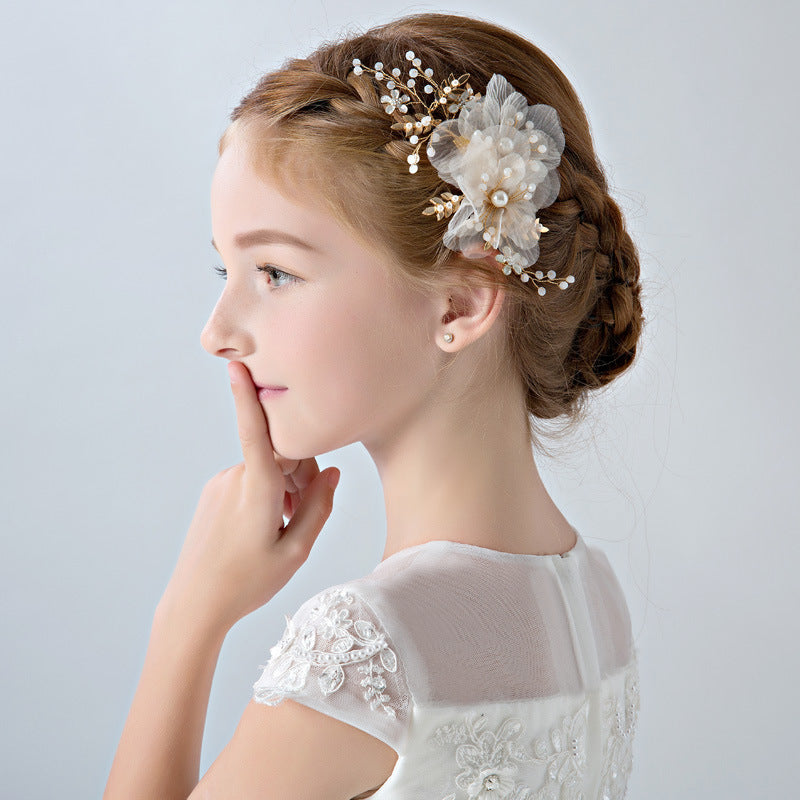 Children's Dress Flower Hair Accessories Headband Girls Performance
