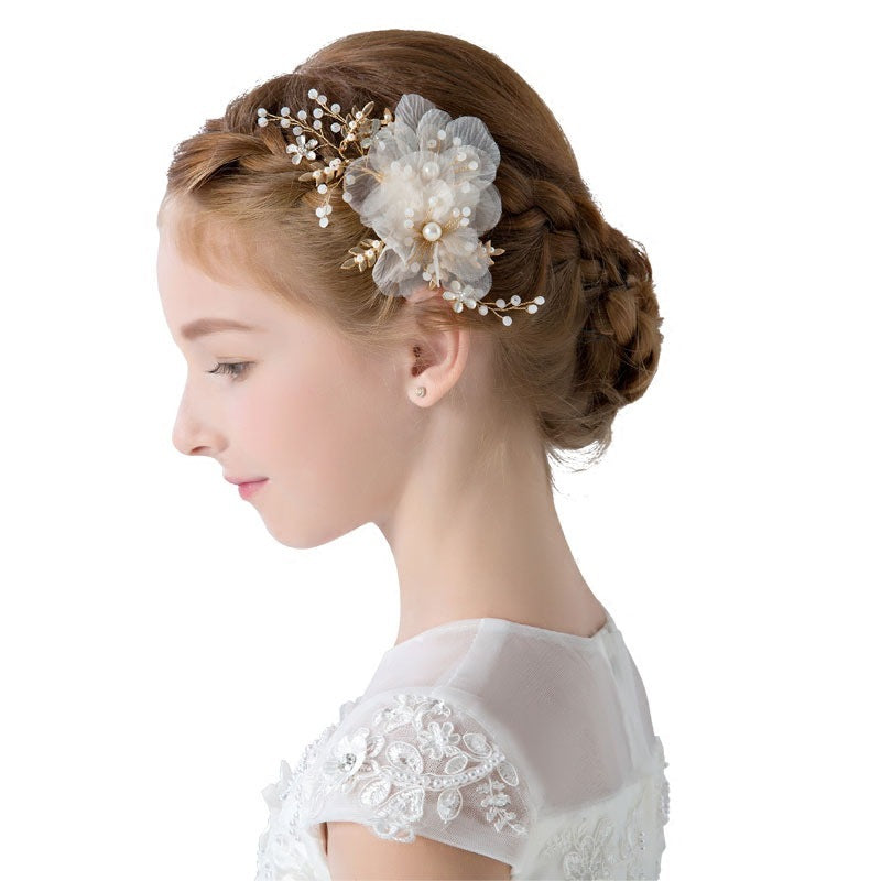 Children's Dress Flower Hair Accessories Headband Girls Performance
