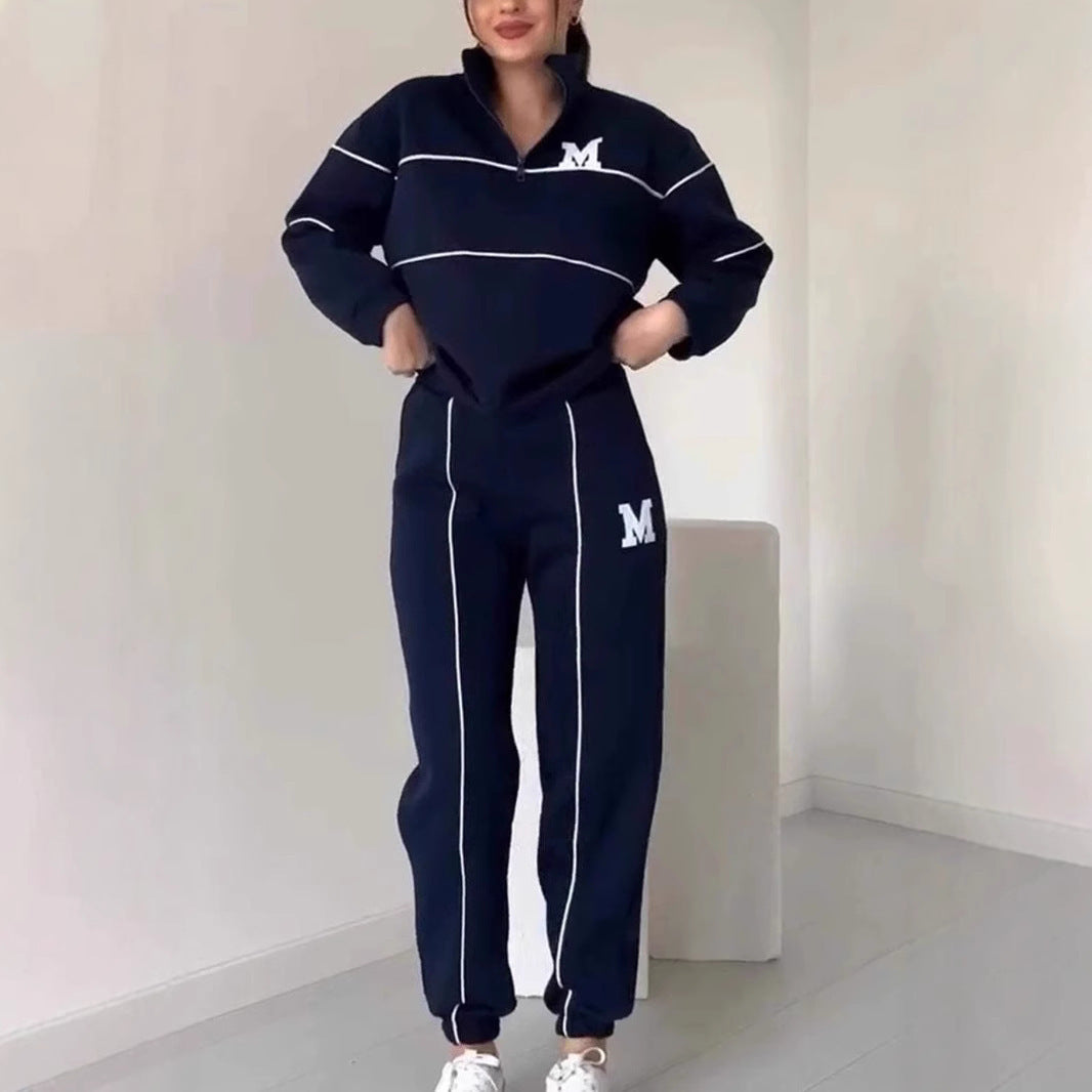Womens 2 Piece Outfits Lounge Hoodless Pullover Sweatshirt set