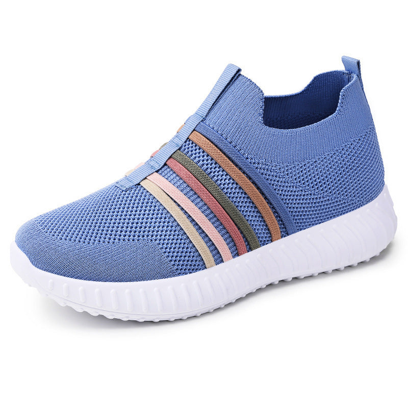 Women's Casual Shoes Breathable Mesh Surface Plus Size with Soft Bottom Pumps