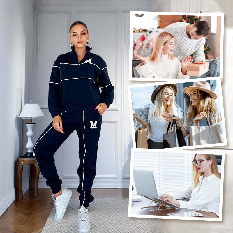 Womens 2 Piece Outfits Lounge Hoodless Pullover Sweatshirt  set