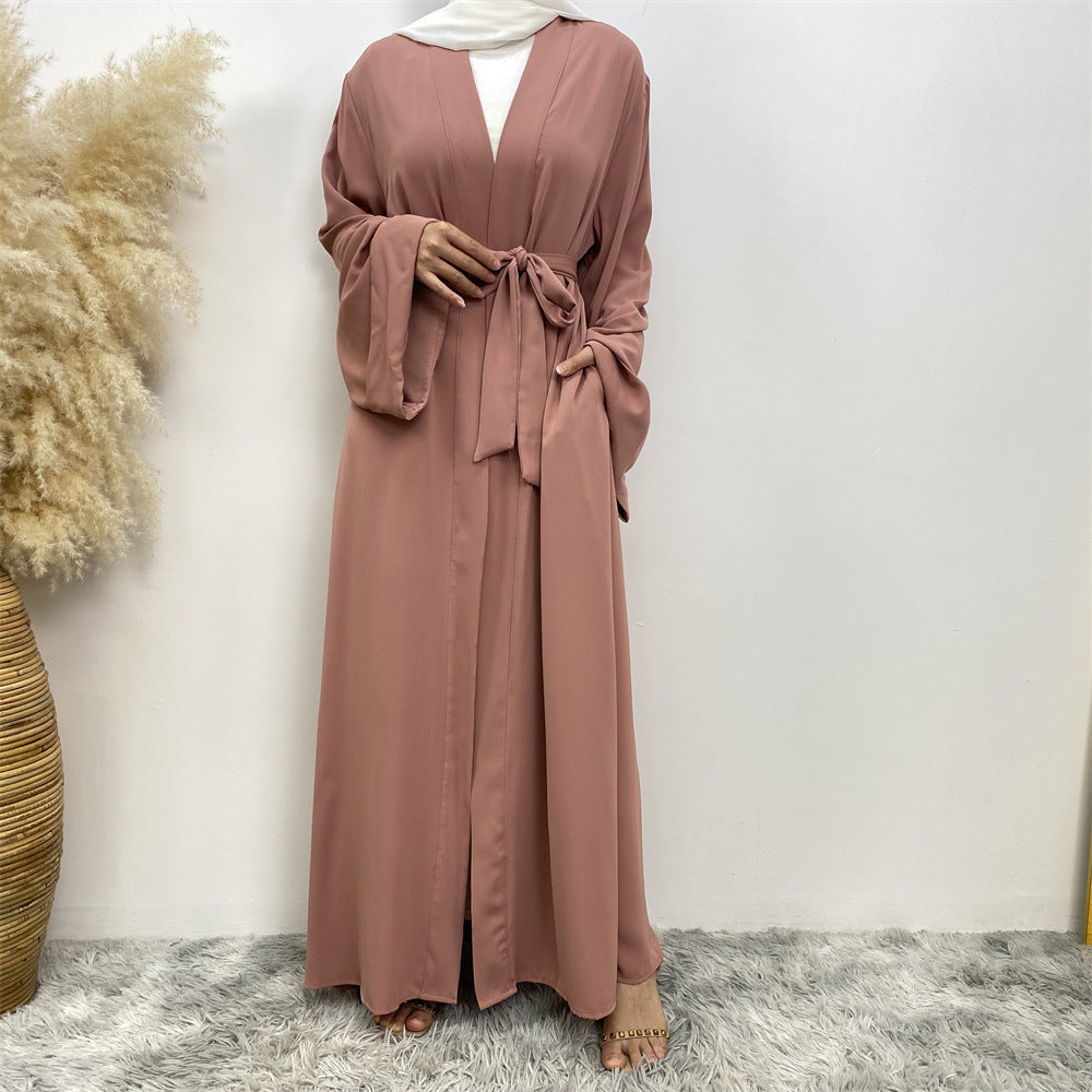Cardigan dress with pockets