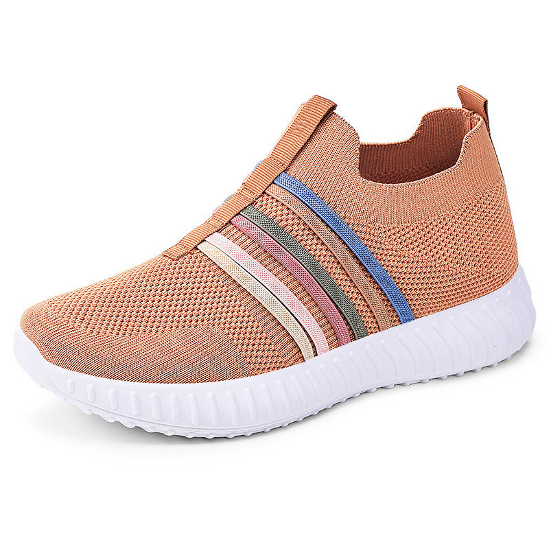 Women's Casual Shoes Breathable Mesh Surface Plus Size with Soft Bottom Pumps