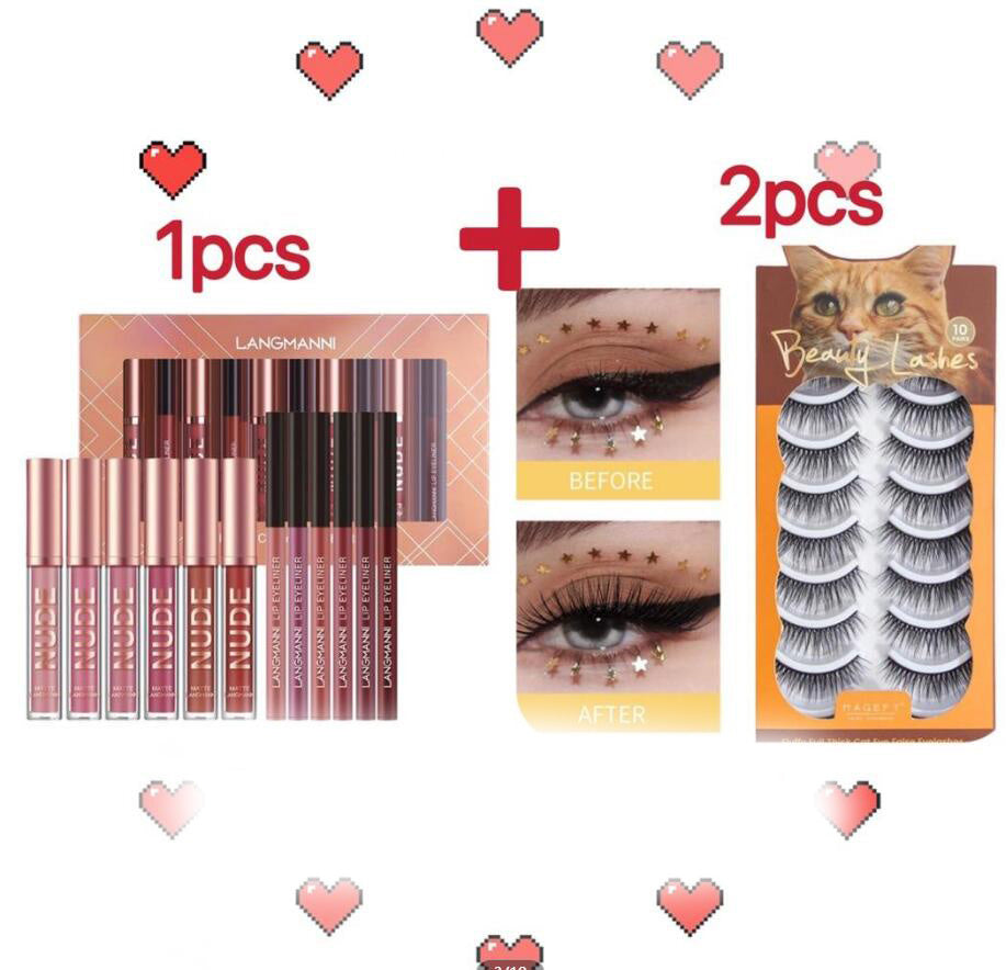 Lipstick Cosmetics Makeup Gift For Girls Lipstick Set