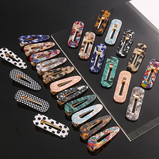 Geometric Hair Clips For Women Girls Headband