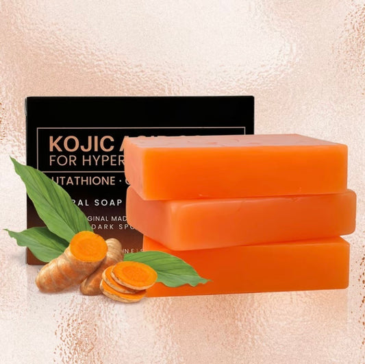 Kojic Acid Soap For Hyperpigmentation,Enriched With Vitamin C, Retinol, Collagen