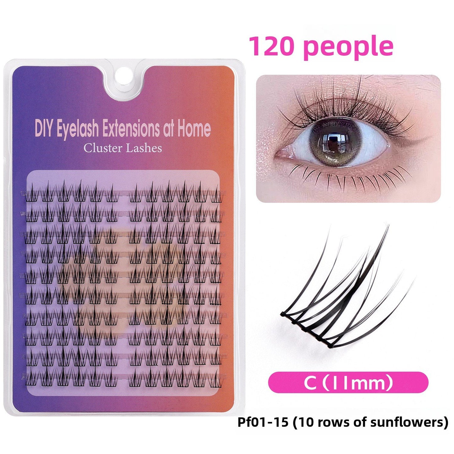 Natural Black Stem  Eyelashes