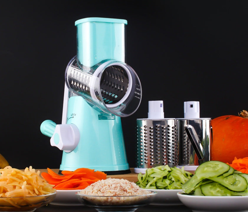 Manual   Multifunctional Round Mandoline   Vegetable Cutte & Slicer