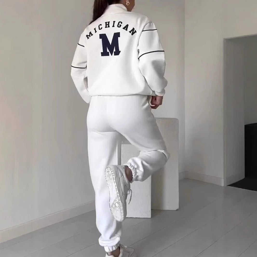 Womens 2 Piece Outfits Lounge Hoodless Pullover Sweatshirt  set