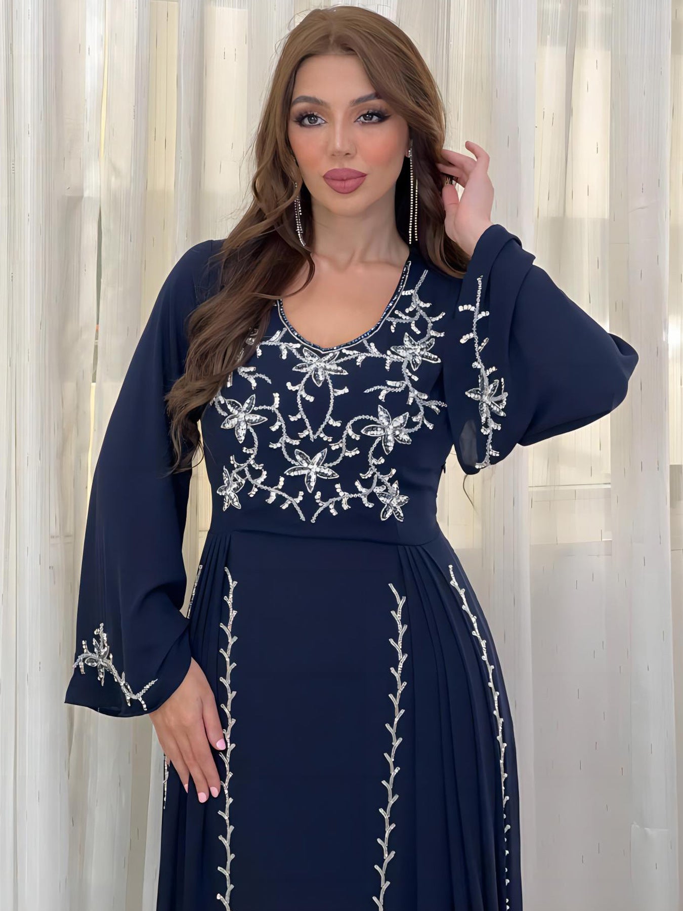 Elegant Party Applique Dress