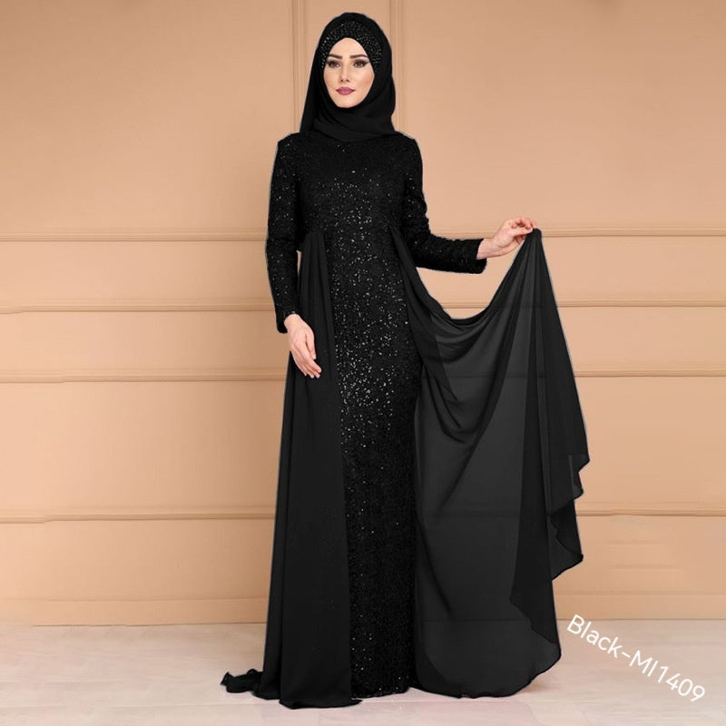 Ladies Gift Retro Style Long Fish Tail Dress