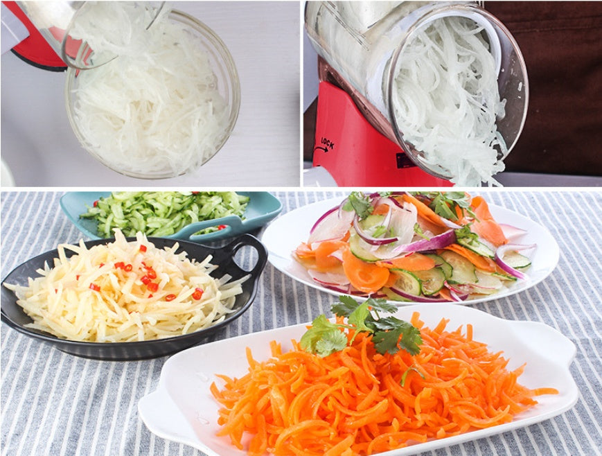 Manual   Multifunctional Round Mandoline   Vegetable Cutte & Slicer