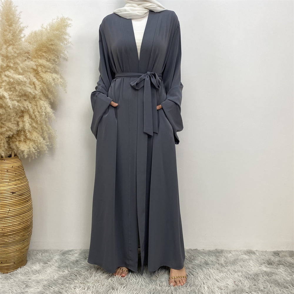 Cardigan dress with pockets