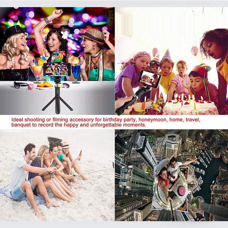 Compatible with Apple, Tripod Selfie Stick