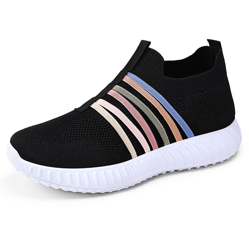 Women's Casual Shoes Breathable Mesh Surface Plus Size with Soft Bottom Pumps