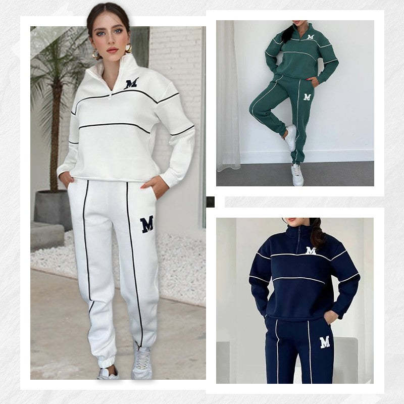 Womens 2 Piece Outfits Lounge Hoodless Pullover Sweatshirt  set