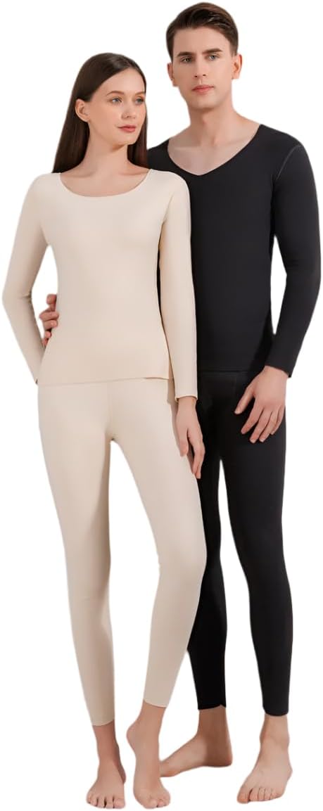 soft Seamless Thermal Underwear Long Johns 2 Set