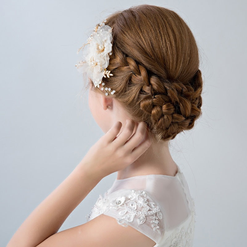 Children's Dress Flower Hair Accessories Headband Girls Performance