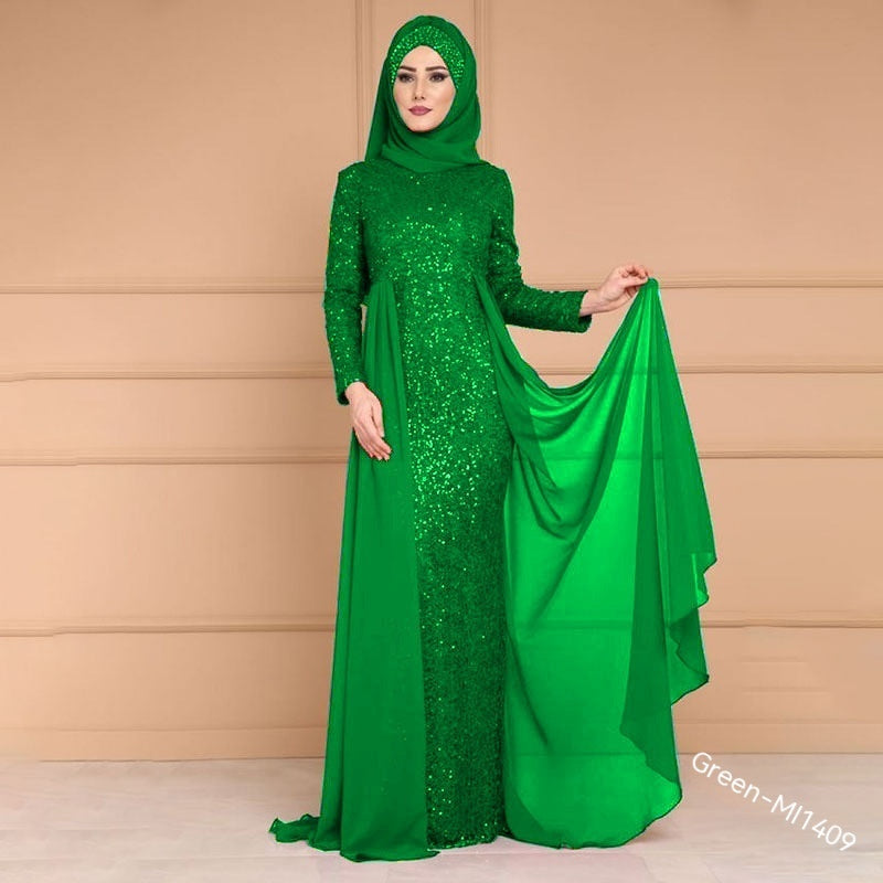 Ladies Gift Retro Style Long Fish Tail Dress