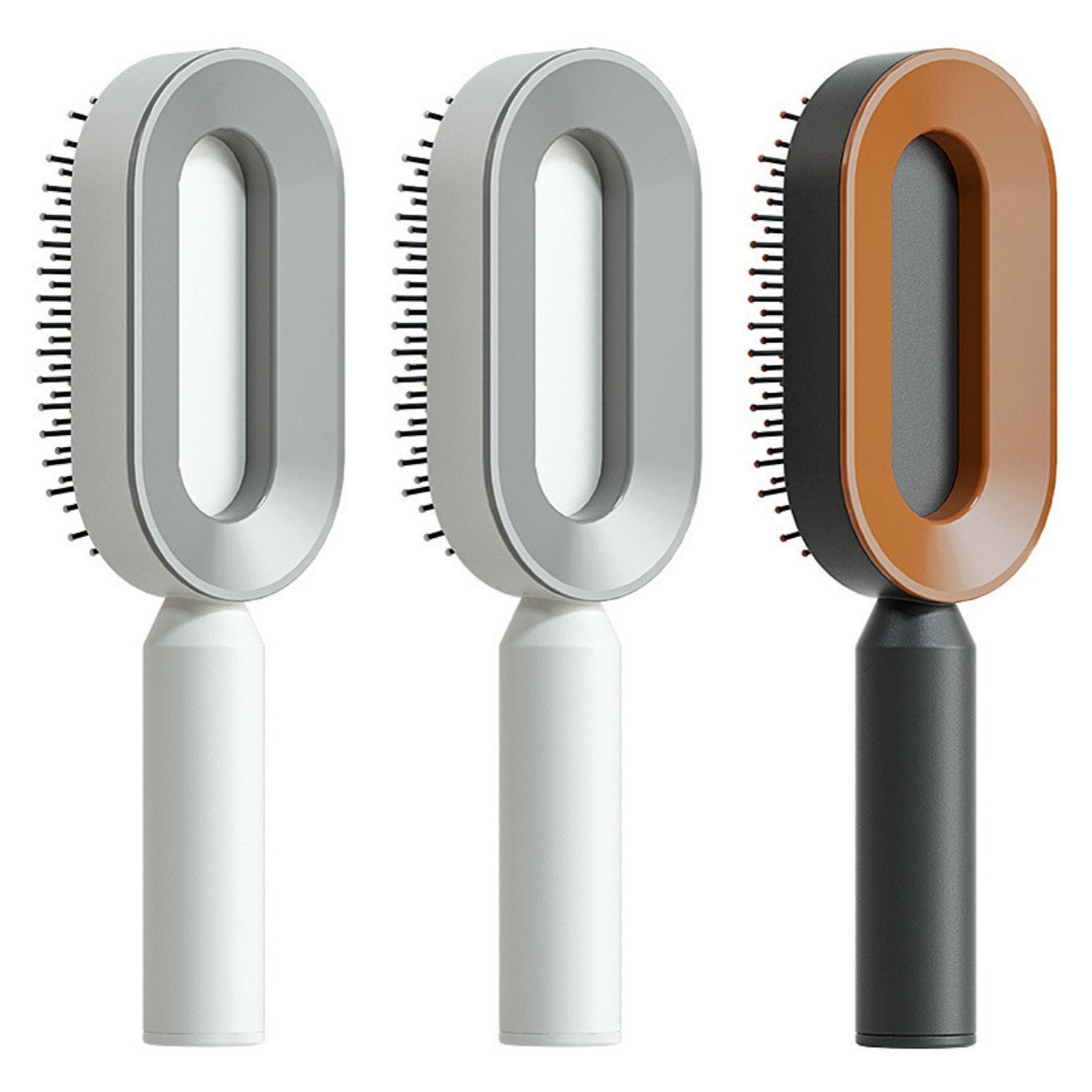 Self Cleaning Hair Brush For Women One-key Cleaning Hair Loss and  Massage Scalp