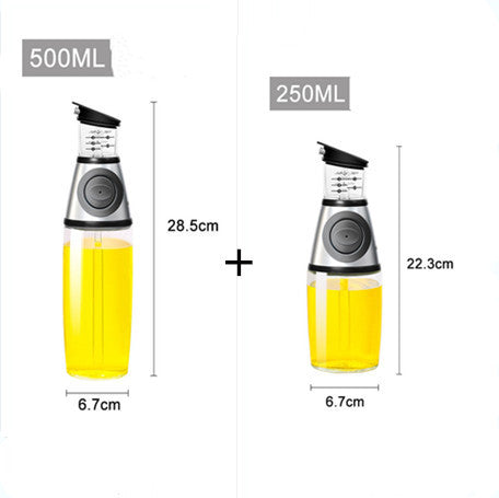 500ml Measurable Glass Bottle, Oil Bottle ,Soy Bottle Kitchenware