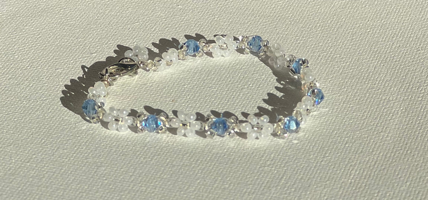 Vibrant Daisy Gemstone Bracelets