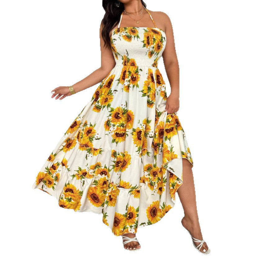 Women's Fashion Long Strap Dress