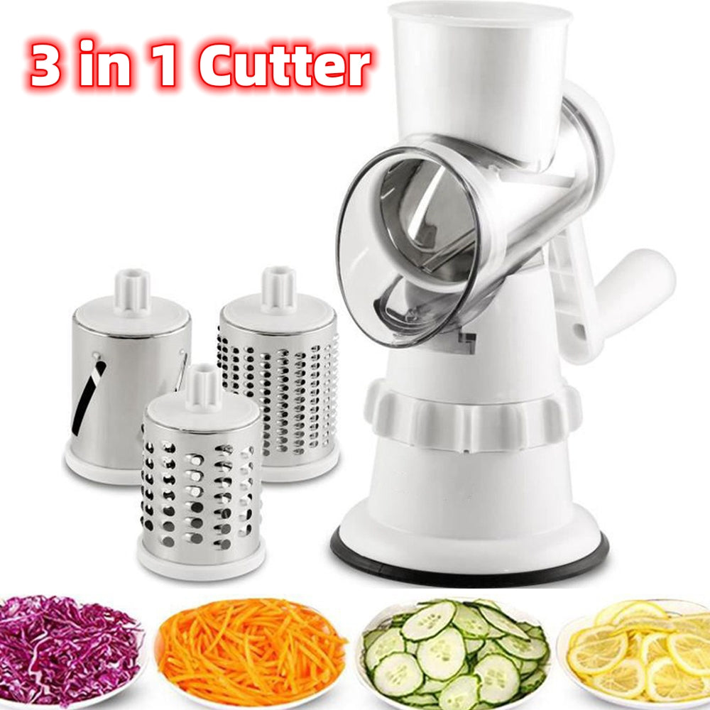 3 In 1 Vegetable Slicer Grater For Vegetable Cutter