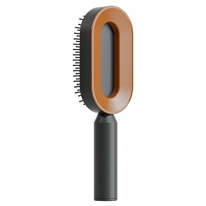 Self Cleaning Hair Brush For Women One-key Cleaning Hair Loss and  Massage Scalp
