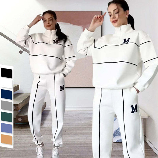 Womens 2 Piece Outfits Lounge Hoodless Pullover Sweatshirt  set