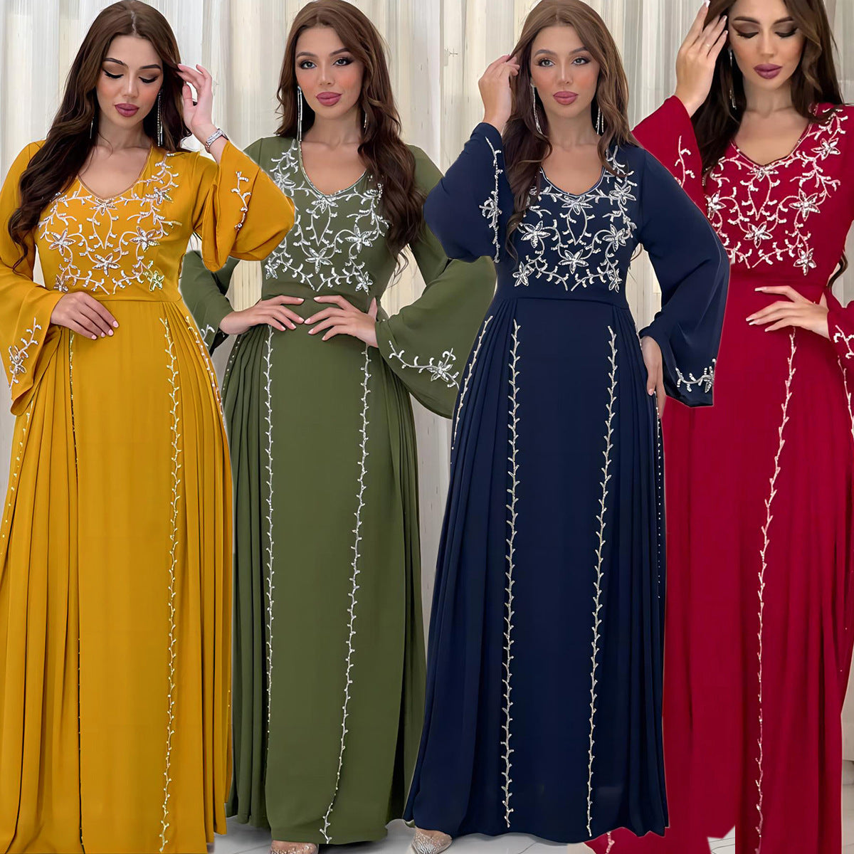 Elegant Party Applique Dress