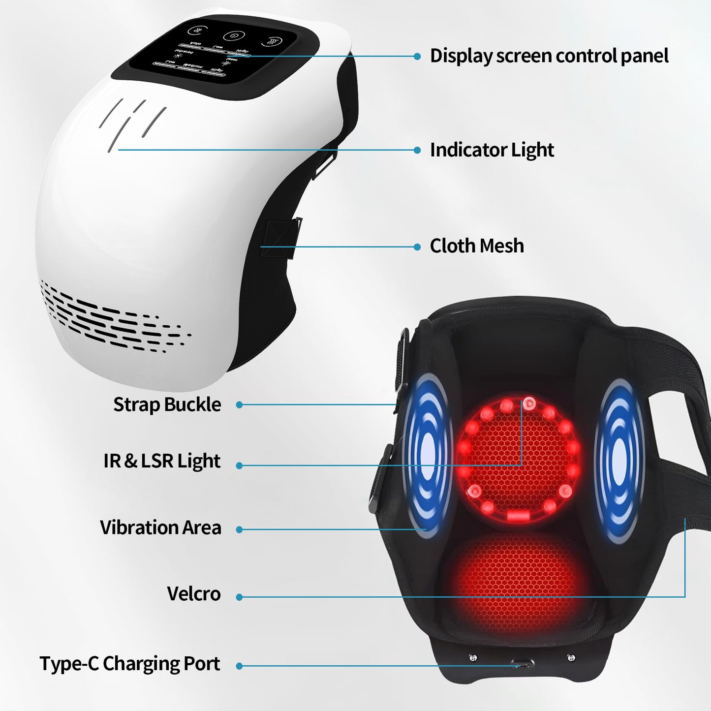 Rechargeable Pain Relief  Knee Massager