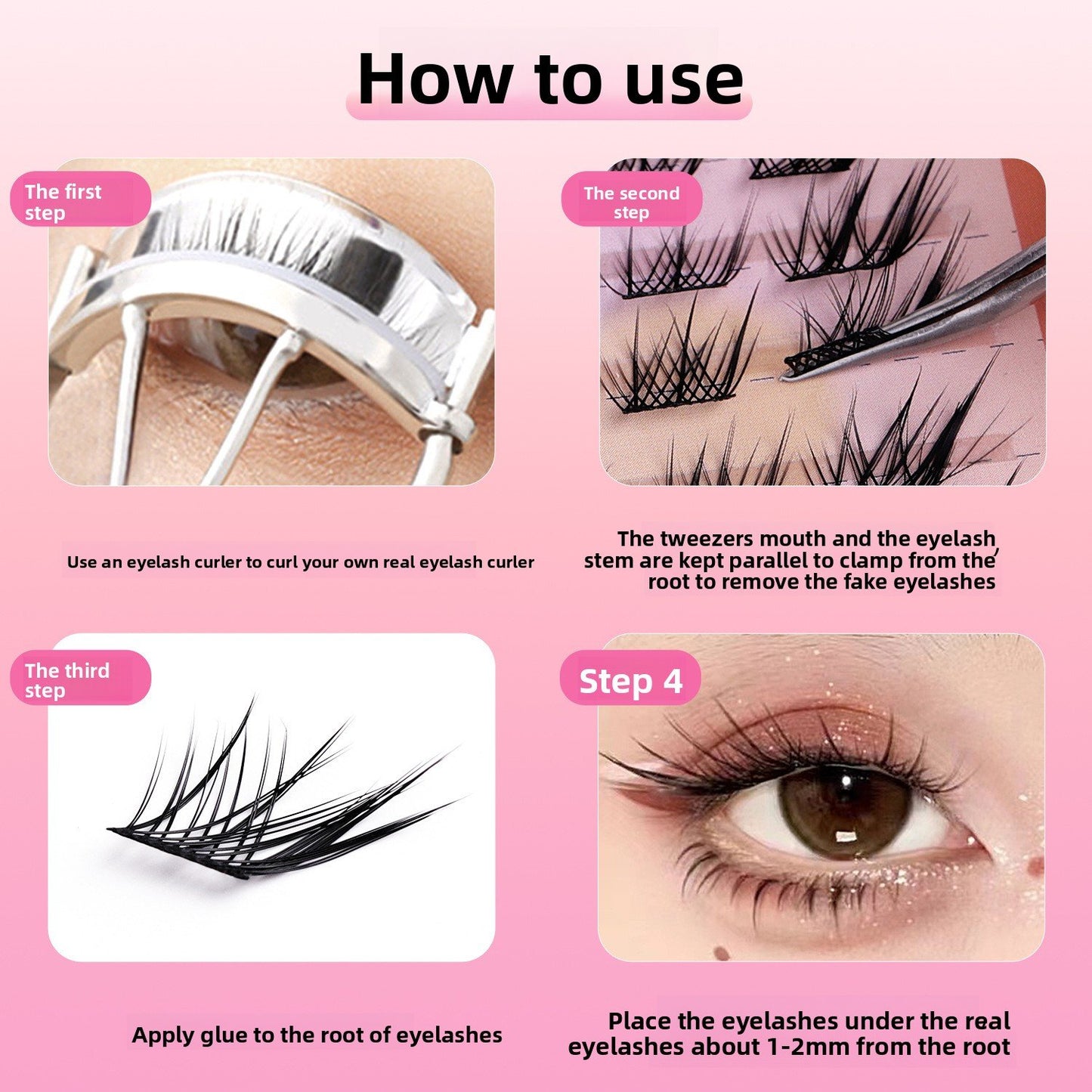 Natural Black Stem  Eyelashes