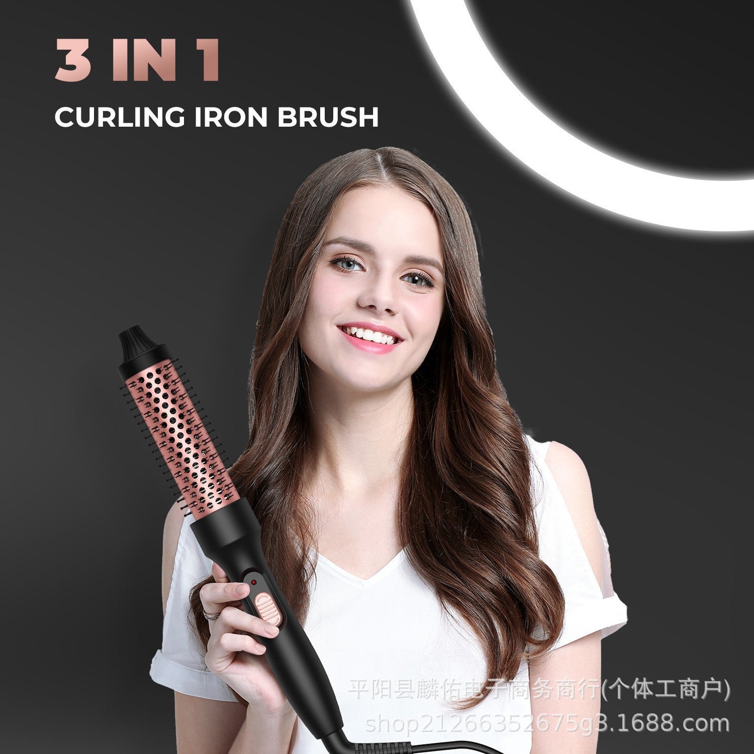 Curling Hair Comb Egg Curling Iron Hair Curling Iron Curling Iron Straight Roll Dual-purpose Large Roll Inner Buckle Bangs Do Not Hurt