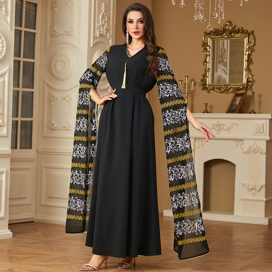 Embroidered Arabic Dress