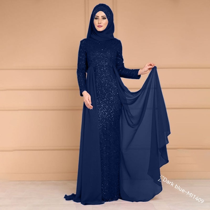 Ladies Gift Retro Style Long Fish Tail Dress