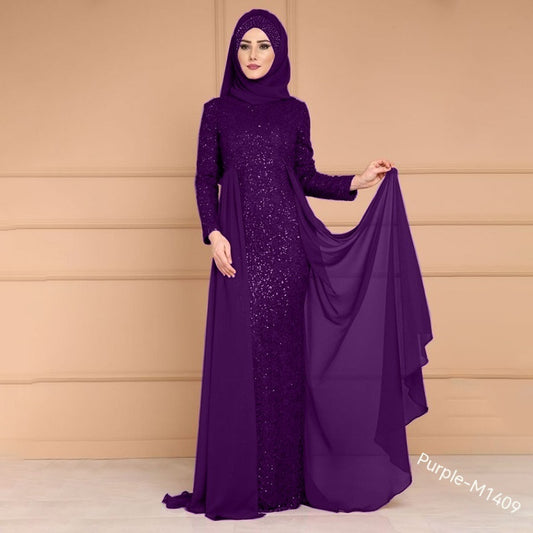 Ladies Gift Retro Style Long Fish Tail Dress