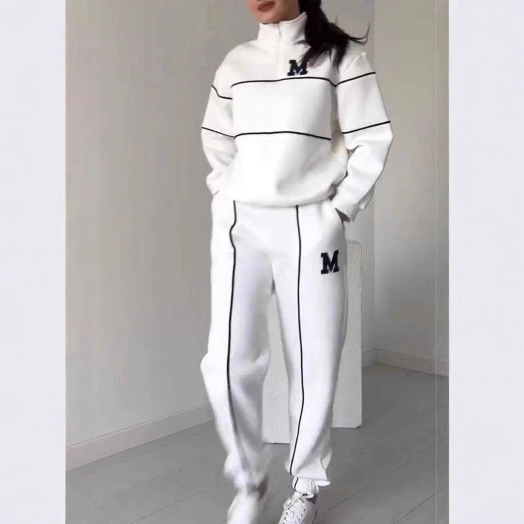 Womens 2 Piece Outfits Lounge Hoodless Pullover Sweatshirt  set